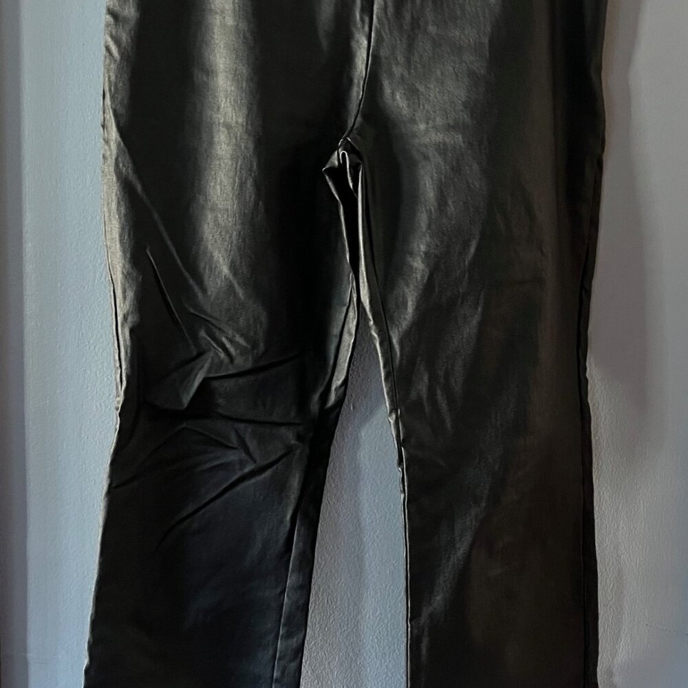 Altar'd State Black Faux Leather Pants - Size Small